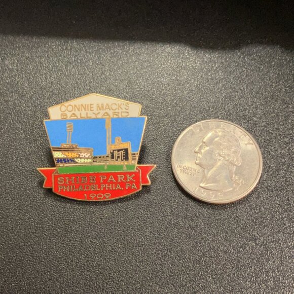 Connie Mack Shibe Park Philadelphia PA MLB Pin - Picture 3 of 3